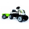 TRACTEUR A PEDALES FARMER XL AVEC REMORQUE VACHE