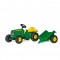 JOUET TRACTEUR JOHN DEERE + REMORQUE