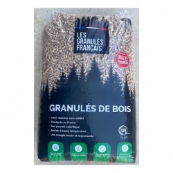 GRANULES DE BOIS (PELLETS) SAC 15KG EN (77p)