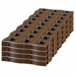 DALLES DE POTAGER SET DE 4 L. 70 X LARG 24CM