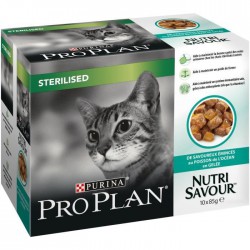 ALIMENT CHAT GELE POISSON DE L'OCEAN (10x85g)