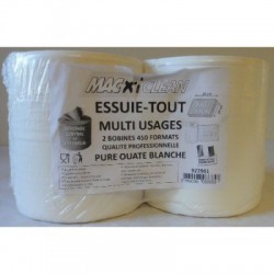 OUATE MACXI PURE OUATE BLANC 1000F 2 PLIS LOT 2