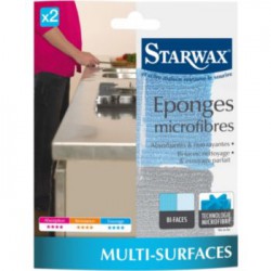 EPONGE MICROFIBRE x 2