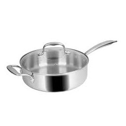 SAUTEUSE INOX DIAM 24CM H 7CM 