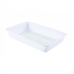 BAC ALIMENTAIRE 5L BLANC 34x34x H 10CM