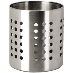 PORTE USTENSILES INOX DIAM12CM H14CM