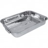 PLAT FOUR INOX ANTI ADHERENT 37X27.5CM H6CM